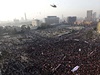 Egypt zail krvav demonstrace. Zemely ti destky lid