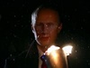 Putin s olympijskou pochodní