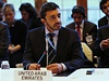 Ministi zahranií na mírové konferenci o Sýrii: ejch Abdulláh bun Zajíd al-Nahajan, Spojené arabské emiráty.