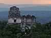 Nezapomenutelná chvíle. Ranní rozbesk v Tikalu.