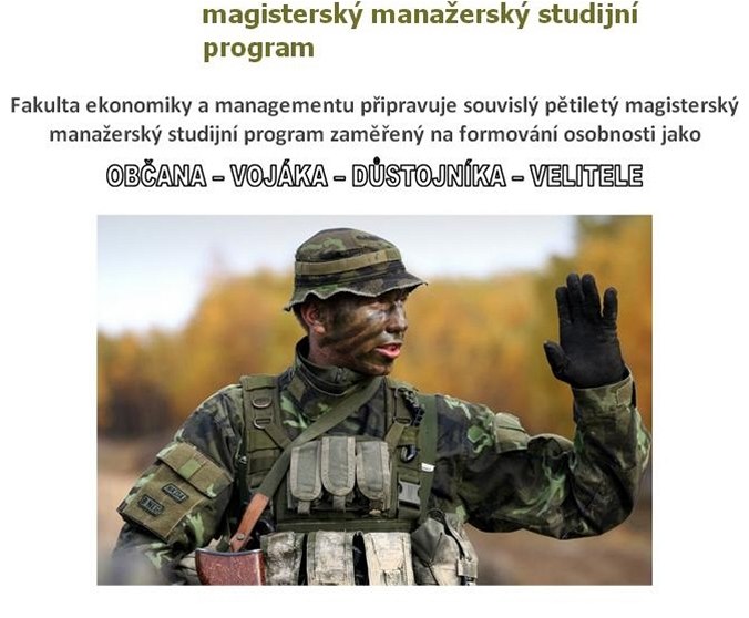 Studijní program Univerzity obrany