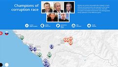 Korupce Soi vldne, tvrd interaktivn mapa olympijskch sportovi 