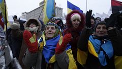 Ukrajinsk parlament schvlil amnestii pro zadren demonstranty