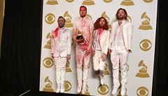 Rocková kapela Imagine Dragons s cenou Grammy 