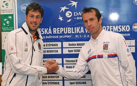 Robin Haase (vlevo) a Radek tpánek.