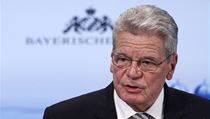 Nmeck prezident Joachim Gauck na bezpenostn konferenci v Mnichov.