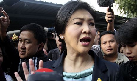 Thajská premiérka Jinglavak inavatrová. 