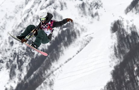 árka Panochová bhem finále slopestylu