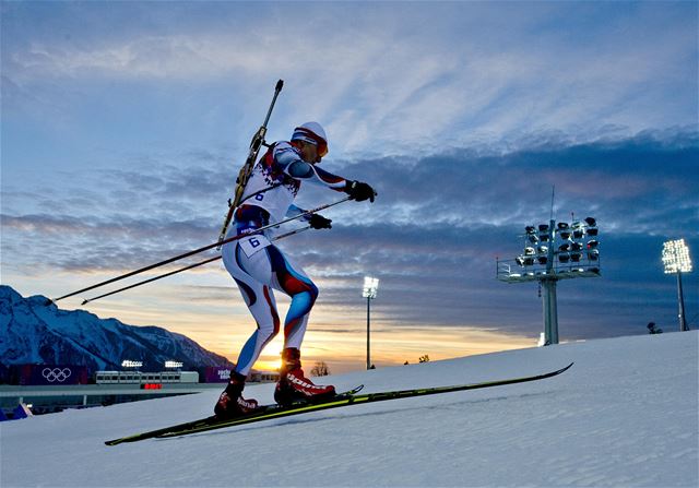 Moravec pi jednom ze stoupání.