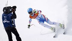 Matthias Mayer p�i olympijském sjezdu