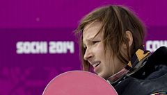 Zklamaná Šárka Pančochová po pádu v olympijském finále
