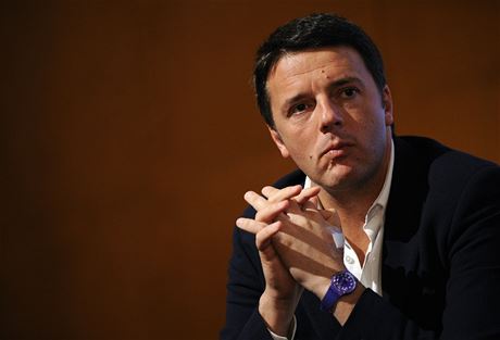 Ldr Demokratick strany Matteo Renzi. Renzi byl italskm prezidentem poven sestavenm nov vldy.