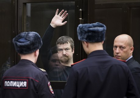 Leonid Razvozajev u moskevského soudu.