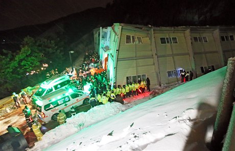 Zícená budova v Kjongdu na jihu Jiní Koreje.