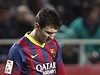 Lionel Messi pi utkání se Sevillou.