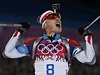 Ondej Moravec slaví stíbrnou olympijskou medaili