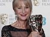 Helen Mirren se svou cenou.