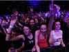 Fanouci kapely Depeche Mode v praské O2 arén.