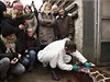 Lidé v kodaské zoo pihlíí usmrcení irafího samce.
