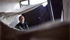 Syrský uprchlík v tábo�e v Harmanli, 250 km od Sofie