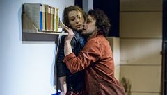 Pavel Li�ka a Ane�ka Kubátová v inscenaci Boarding Home 