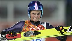 Němka Vogtová je na ZOH historicky první vítězkou ve skocích na lyžích