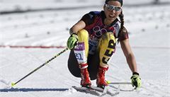 Stefanie Boehlerová v cíli.