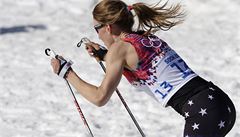 Na lehko. Sophie Caldwellová z USA se s vedrem vypo�ádala po svém.