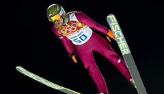Polský vítz na velkém mstku Kamil Stoch