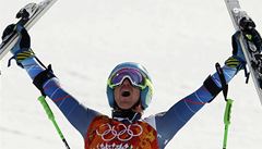 Vítz obího slalomu Ted Ligety