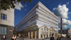Místo bývalé tramvajové vozovny v ulici Na Valentince na pra�ském Smíchov� vyroste sedmipodla�ní administrativní budova FIVE! Smíchov Offices.