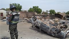 Sobotn vbuch v nigerijskm Maiduguri m na svdom nejmn 51 ivot 