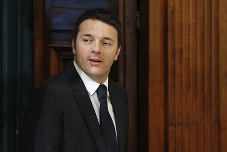 Italský premiér Matteo Renzi.