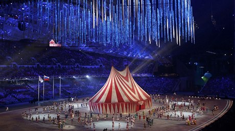 Závěrečný ceremoniál zimních olympijských her v Soči
