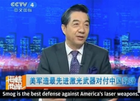 ínský admirál ang ao-ung v rozhovoru pro televizi CCTV.