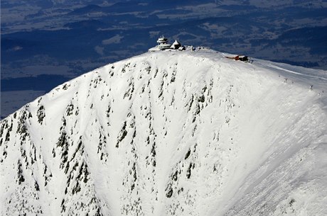 Sněžka, nejvyšší hora České republiky.