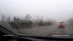 Rusk obrnn transportry se daly na Krymu do pohybu
