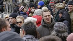 Alexej Navalnyj na demonstraci 