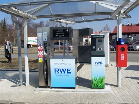 Skupina RWE chce kadoron postavit dalí dv a ti CNG stanice do roku 2015. Ilustraní foto.