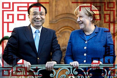 Německá kancléřka Angela Merkelová přivítala v neděli 26. května čínského premiéra Li Kche-čchianga v Mesebergském paláci, asi 60 kilometrů severně od Berlína.