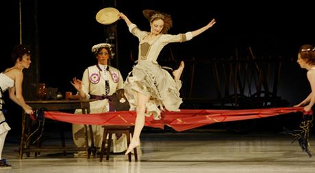 A scene from the ballet Cinderella, but a happy ending does not seem to beckon for Pragues State Opera