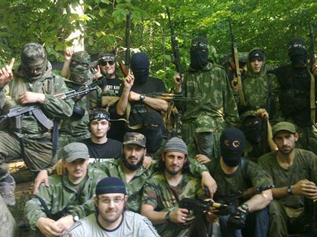 Jamaat Shariat members in the North Caucasus region are seen in a file photo