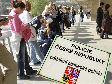 The lines at the Czech police department for foreigners may be thinner this year