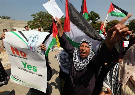 Tato ena v Gaze jasno má: podporuje snaení Mahmúda Abbáse, aby byla Palestina uznána za regulérní stát.