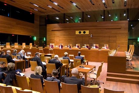 A hearing of the ECJ Chamber of five judges