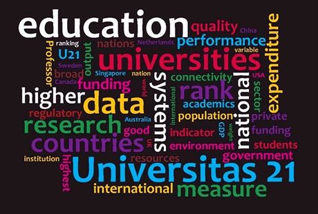 Komparativní studii vysokokolských systém publikovalo sdruení Universitas 21.