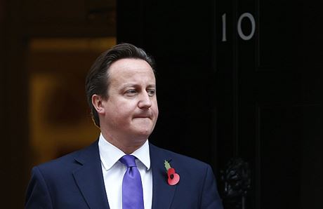 Proti politice konzervativního premiéra Davida Camerona se bouí tém polovina poslanc jeho strany.
