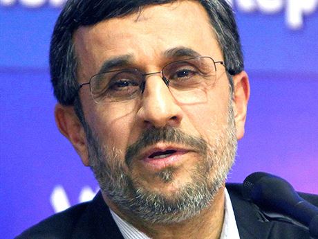 Íránský prezident Mahmúd Ahmadíneád.