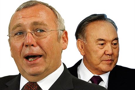 Mezi klienty Alfreda Gusenbauera (vlevo) je i kazažský prezident Nursultan Nazarbajev.