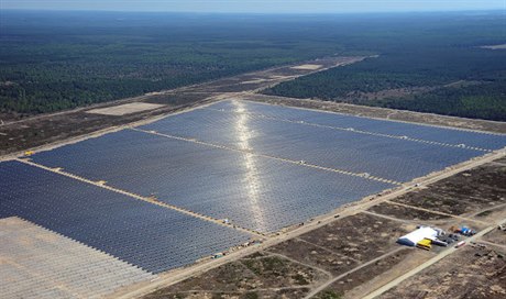 Druhá nejvtí solární elektrárna v Nmecku se rozkládá v Lieberose jihovýchodn od Berlína na ploe 162 hektar.